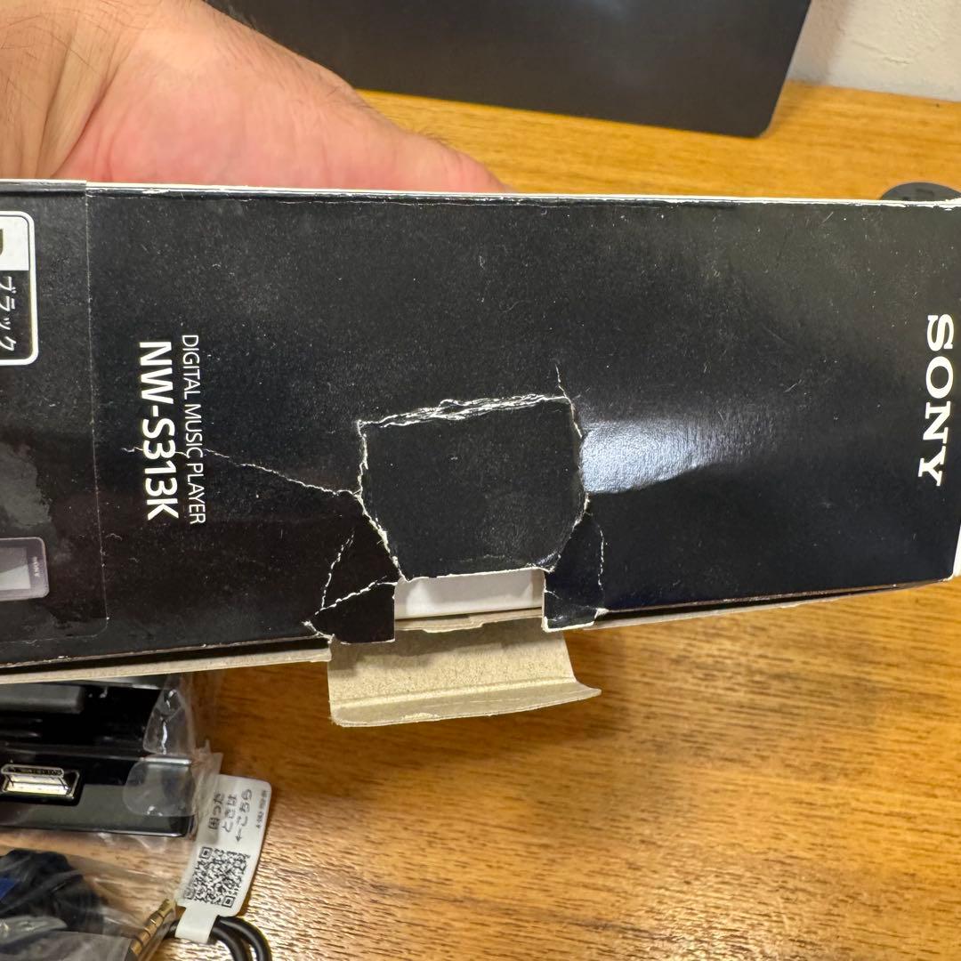 SONY ウォークマン 4GB NW-S313K　ブラック