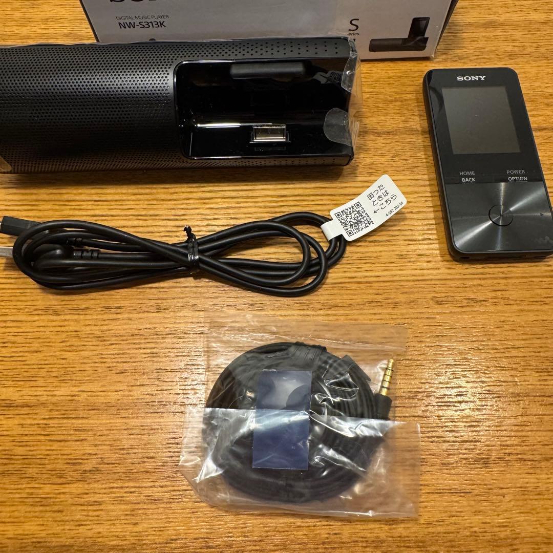 SONY ウォークマン 4GB NW-S313K　ブラック