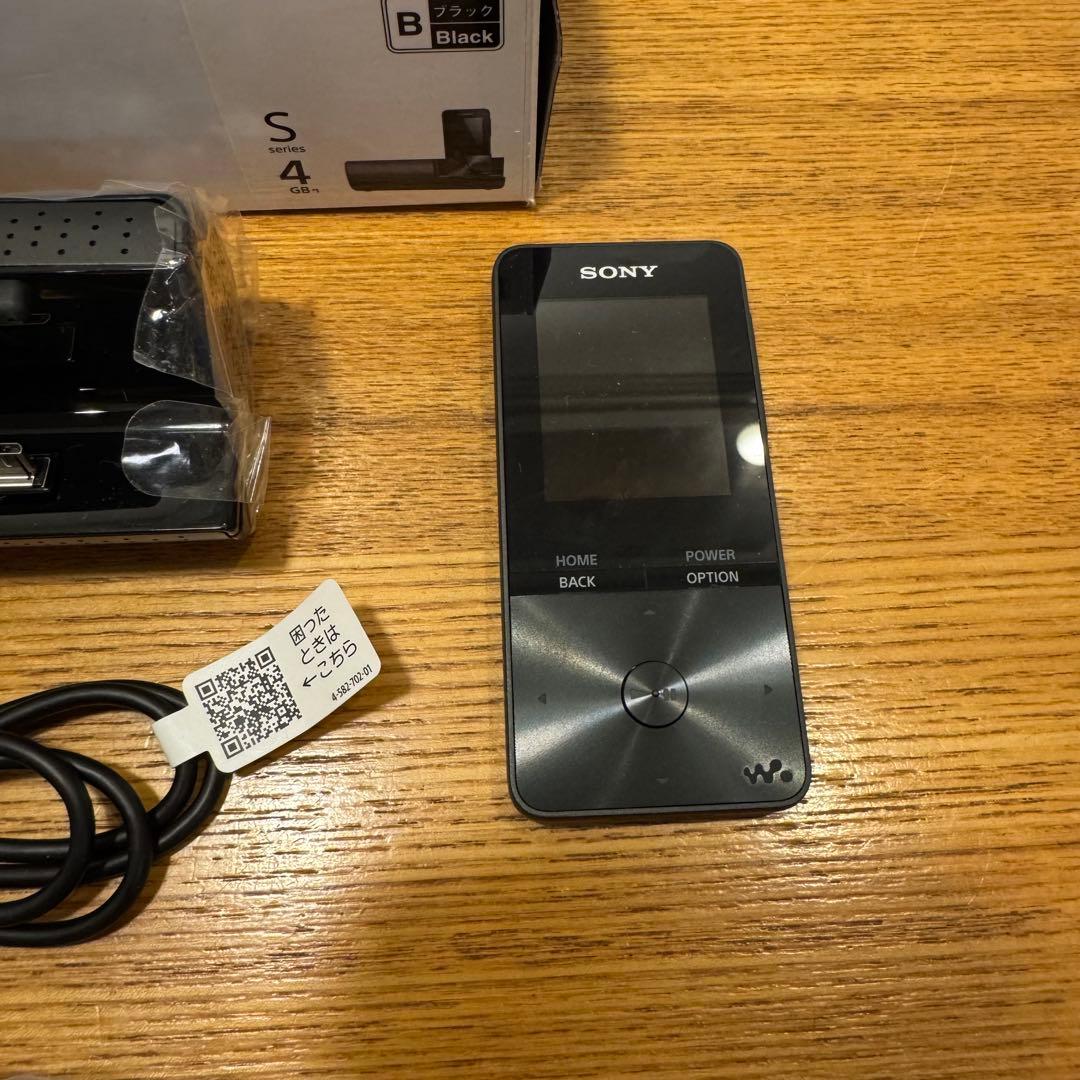 SONY ウォークマン 4GB NW-S313K　ブラック