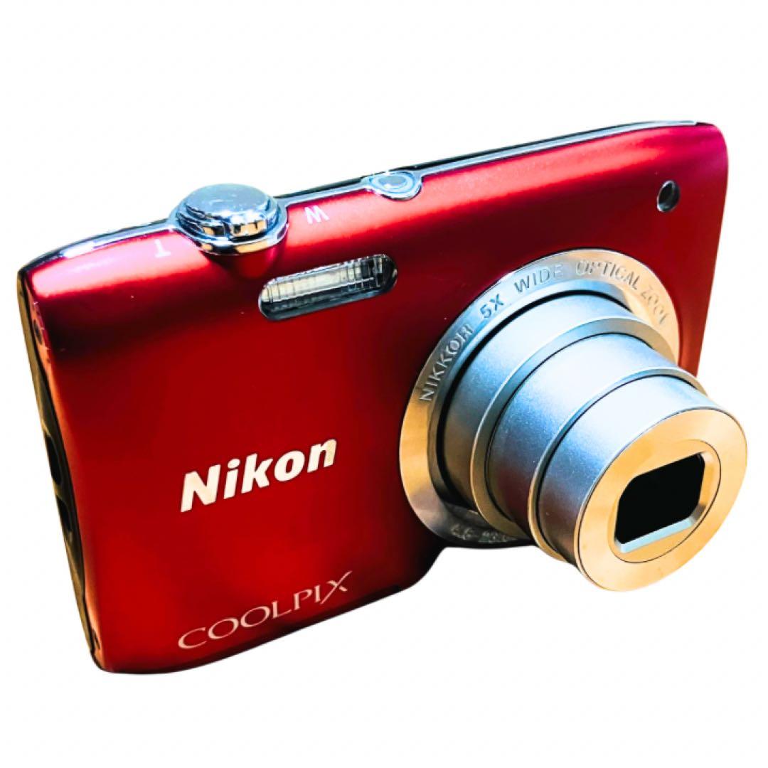 Nikon ニコン　COOLPIX クールピクス　S2900 デジカメ　レッド
