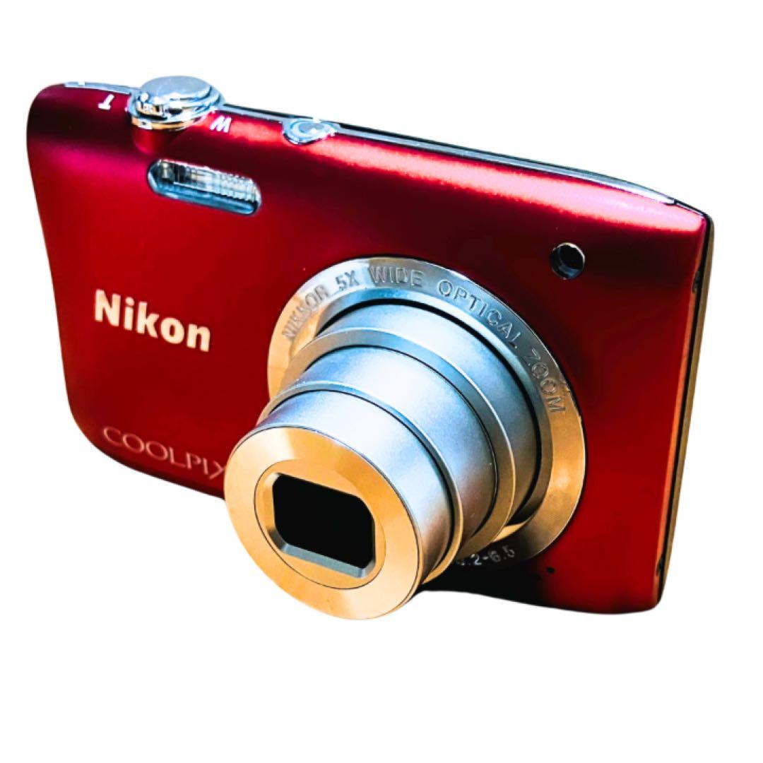 Nikon ニコン　COOLPIX クールピクス　S2900 デジカメ　レッド