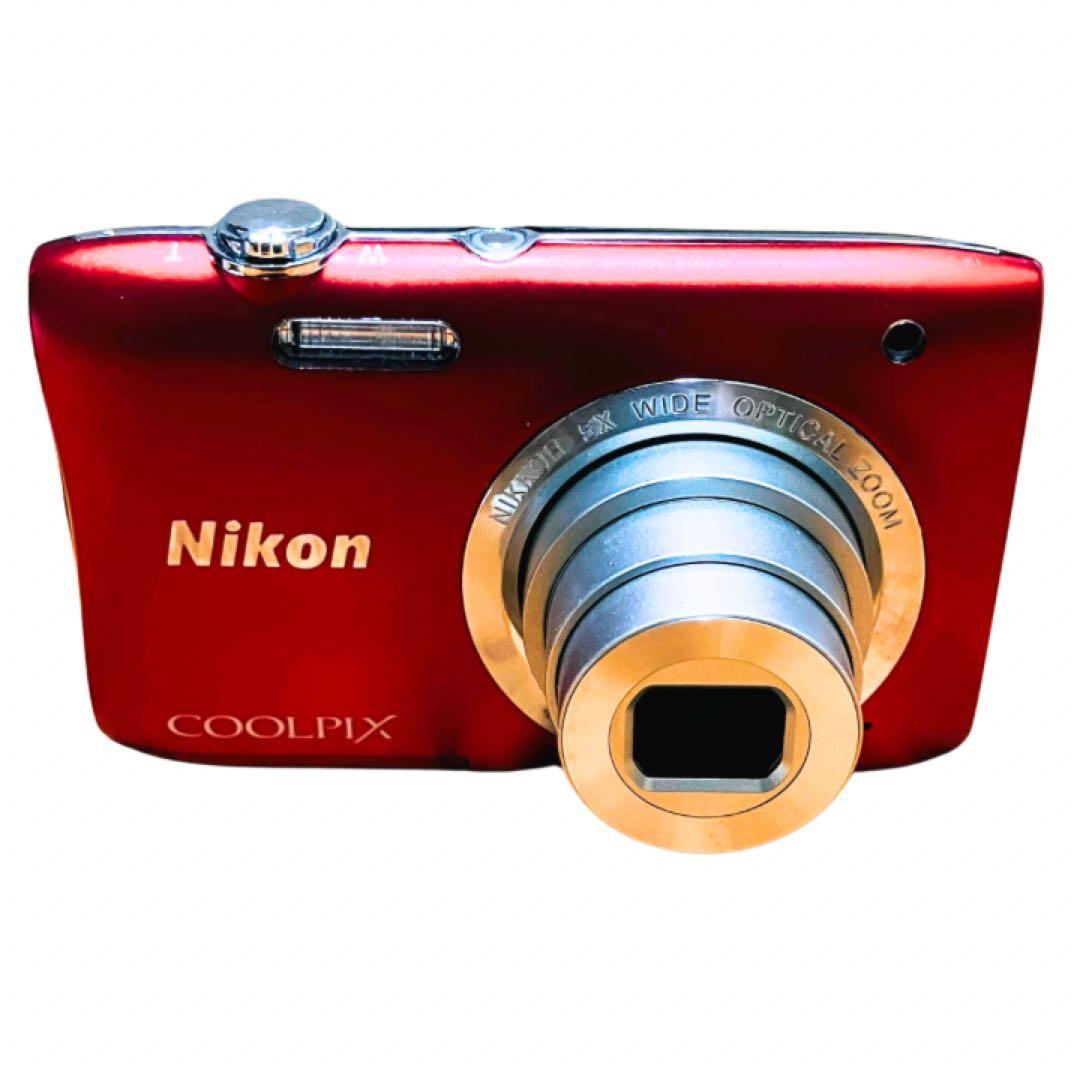 Nikon ニコン　COOLPIX クールピクス　S2900 デジカメ　レッド