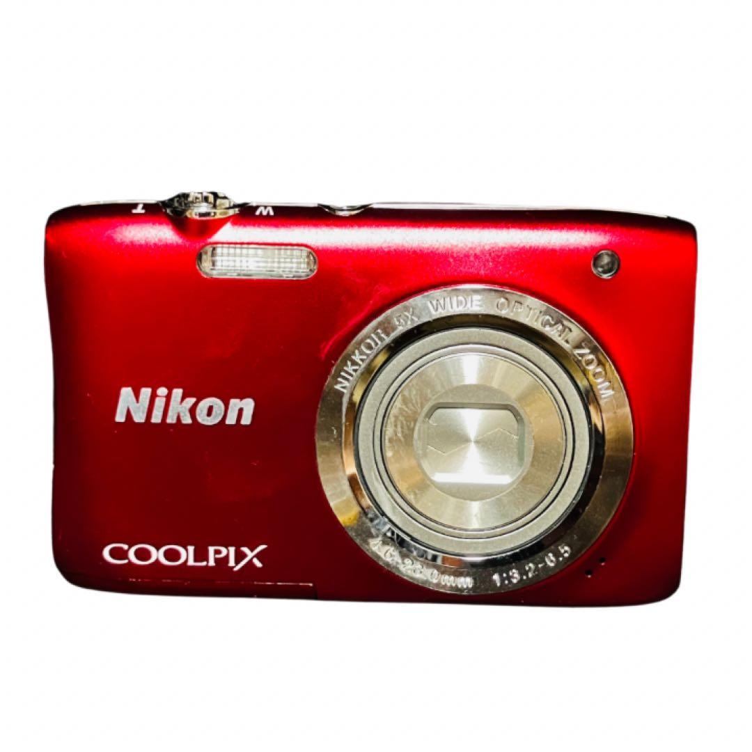 Nikon ニコン　COOLPIX クールピクス　S2900 デジカメ　レッド