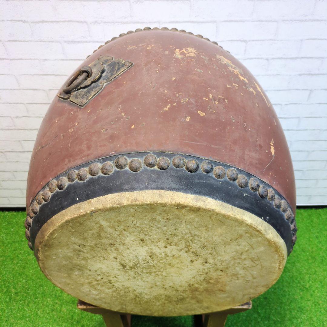 和太鼓　長胴太鼓　1尺3寸　伝統芸能　骨董