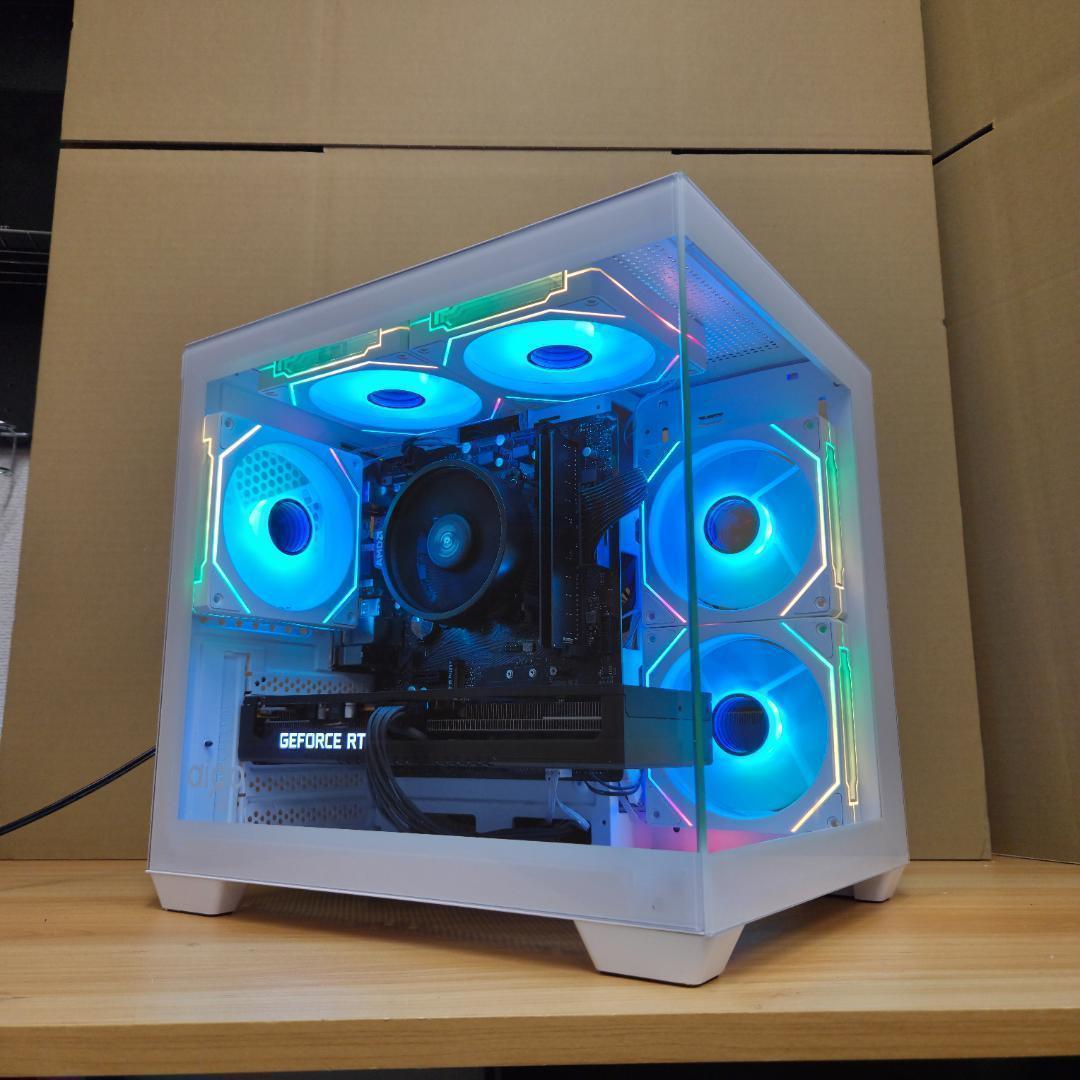 新品ケースゲーミングPC★RTX4060Ti/Ryzen 7/SSD512GB②