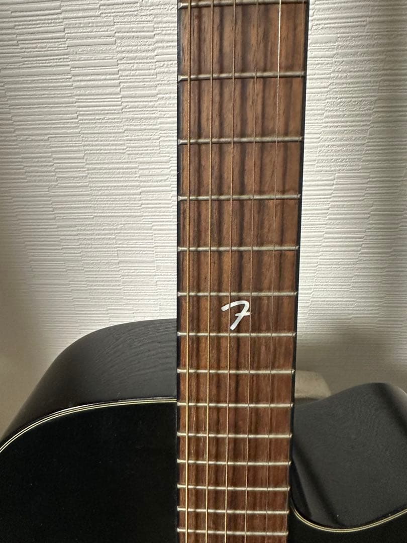 Fender エレアコギター ブラック