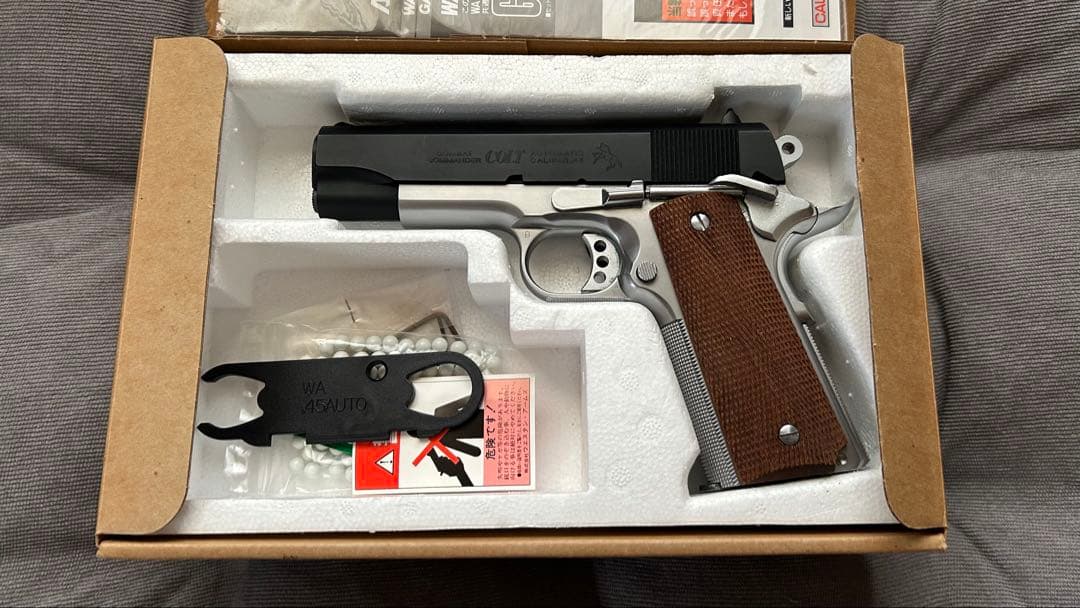 最終値下‼️【WA】COLT COMBAT COMMANDER フレームシルバー