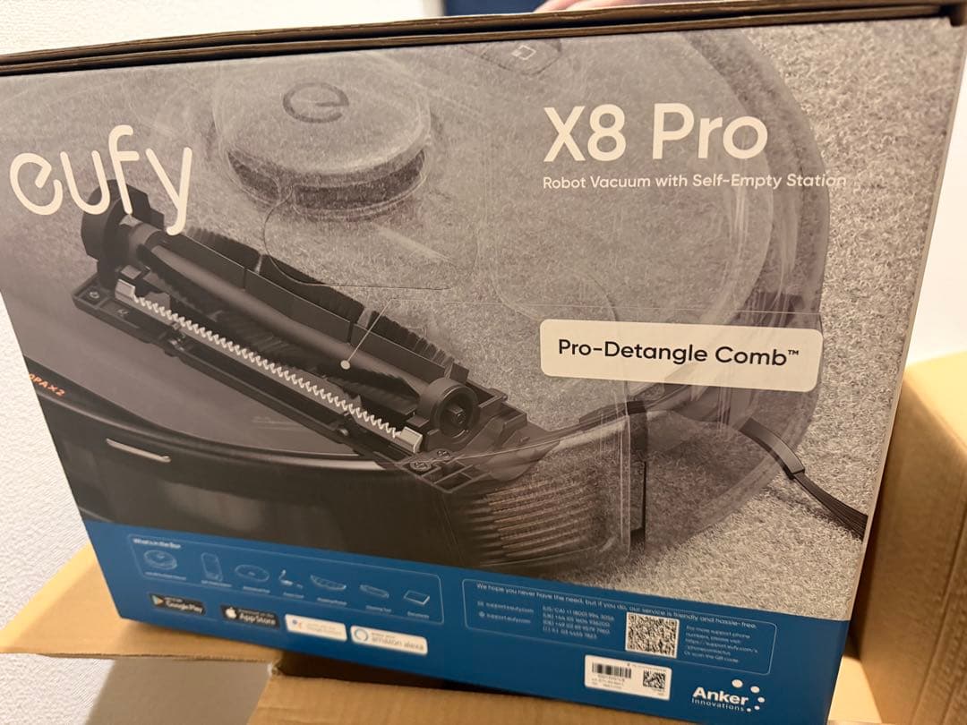 【新品✨未使用】eufy X8 Pro ロボット掃除機 本体