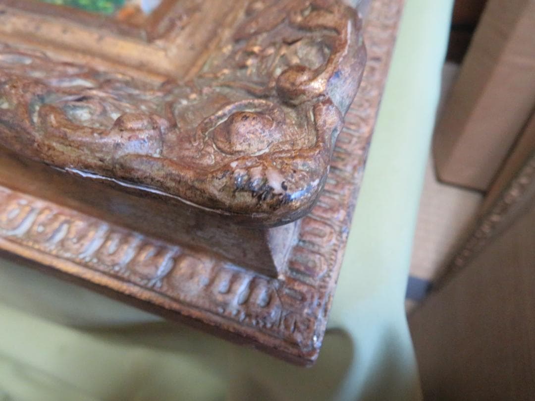 真野広　「ナポリ」　油彩P8号　二紀会委員　宮内庁　国会議事堂・美術館等作品収蔵