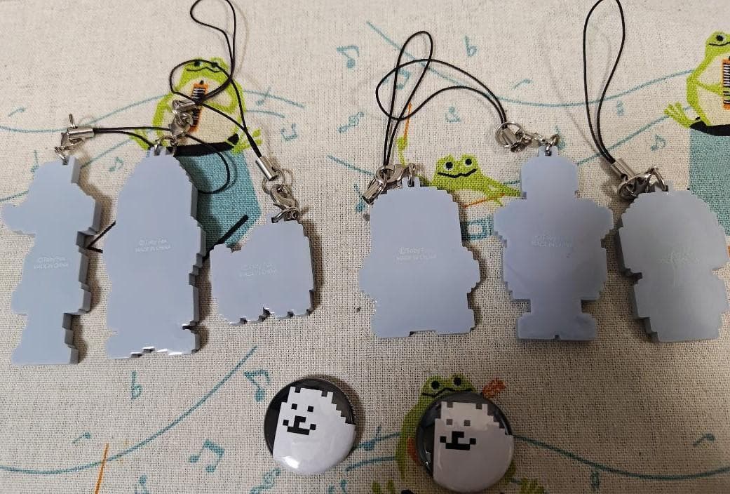 undertale　アンダーテール　ラバーストラップ全種６点セット　正規品