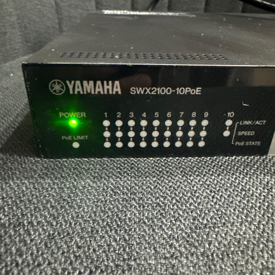 【美品】 YAMAHA 1000BASE-T SWX2100-10PoE