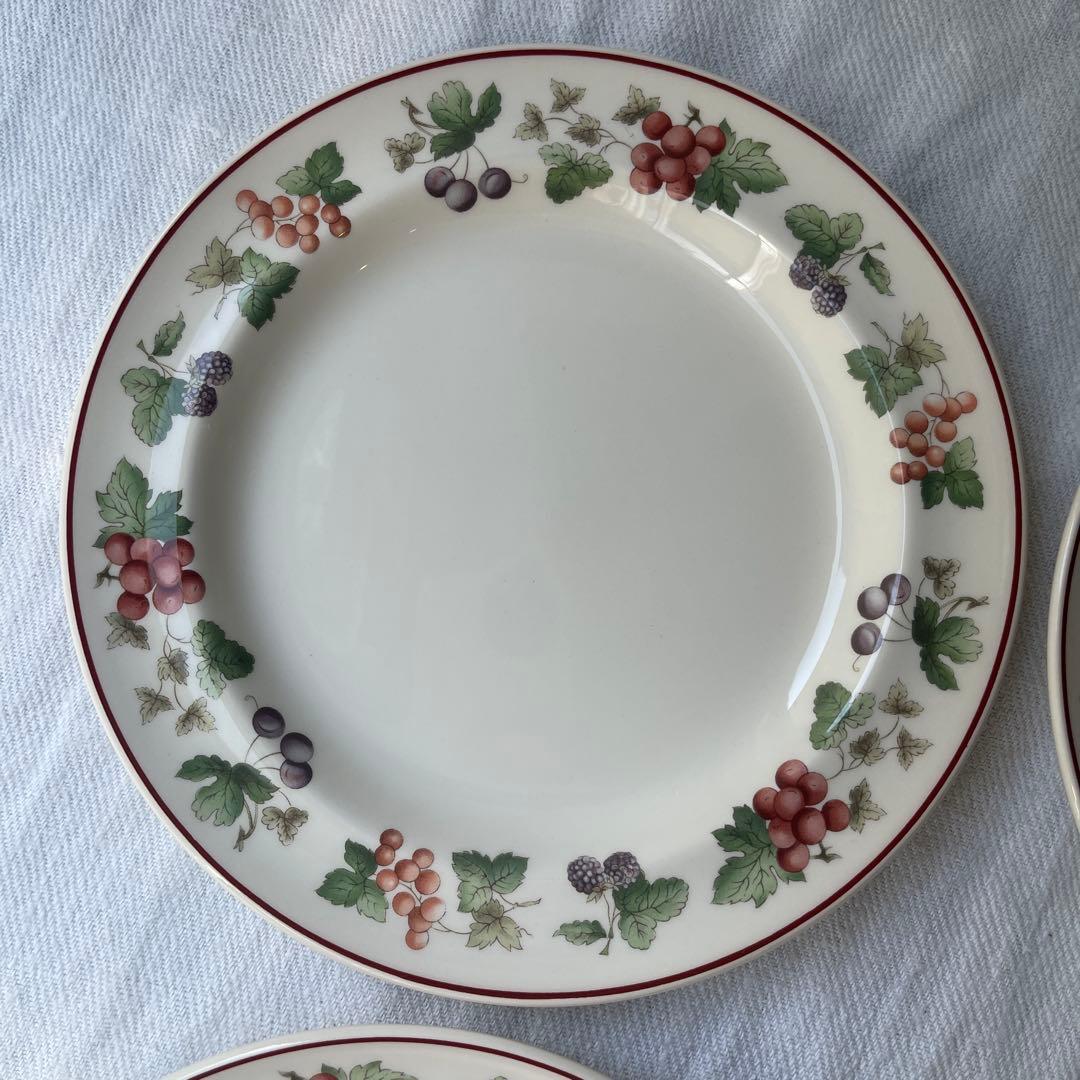 ウェッジウッド　黒壺　プロヴァンス　20cmプレート　5枚　プロバンス