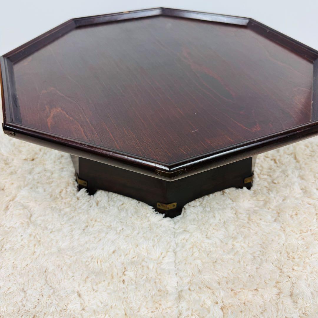 松本民芸家具 八角卓 折りたたみ式 ローテーブル 座卓 茶道具 和家具 希少品