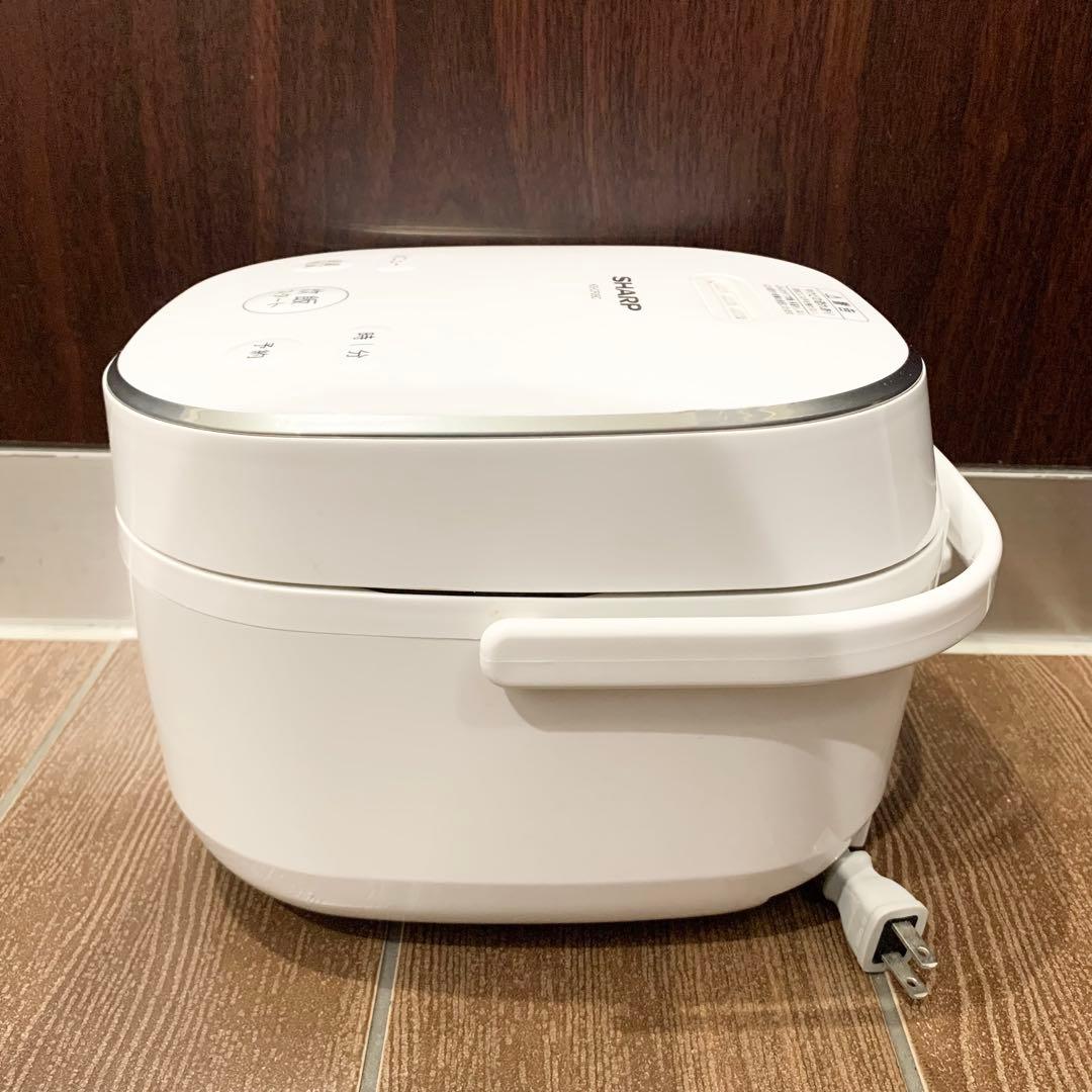 シャープ 炊飯器 ３合炊き ホワイト KS-CF05C-W 2020年製