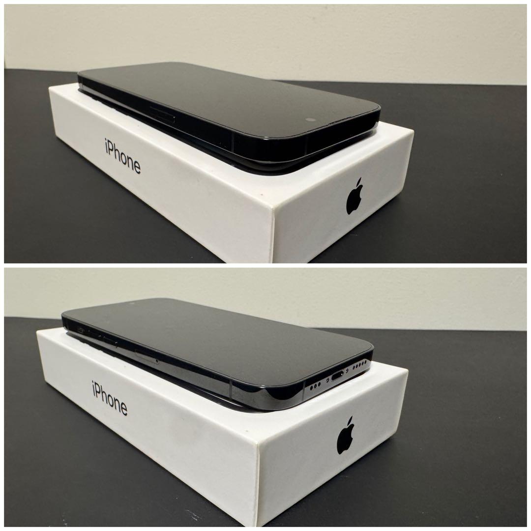 iPhone 14pro美品128GB( 電池100% )★ミッドナイト★