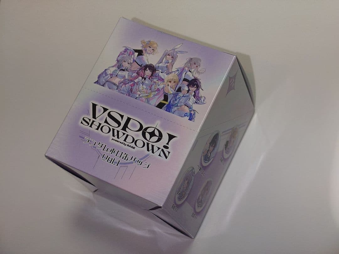 2025 VSPO! SHOWDOWN ブック型缶バッジホルダー＆缶バッジ23種