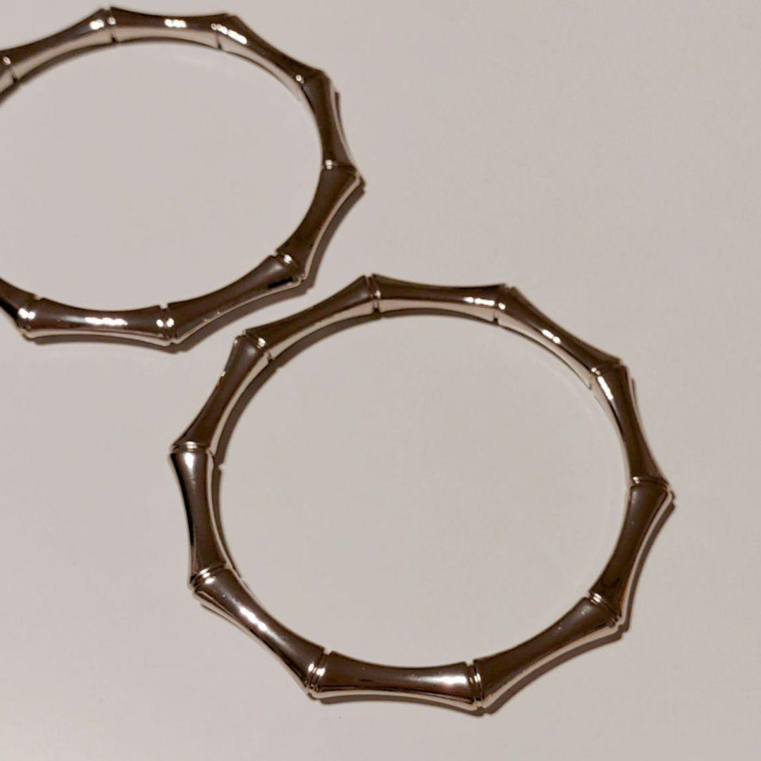 バンブーハンドバッグハンドル メタル ラウンド ハンドメイド