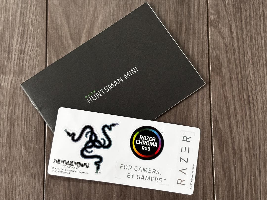 【美品/使用3ヶ月未満】Razer Huntsman Mini JP 黒 赤軸