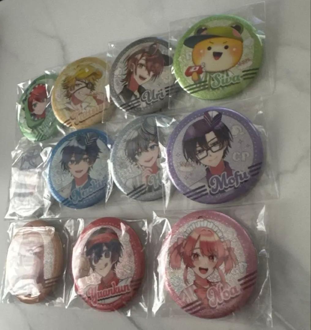 カラフルピーチ ダイナー缶バッジ コンプリートセット