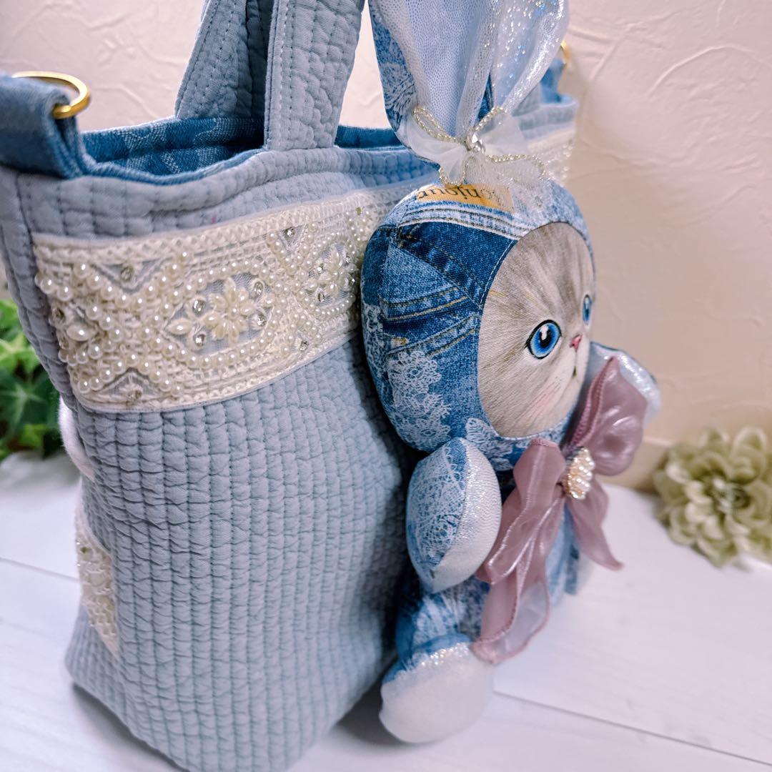 ☆*☆様 コヤンイサムチョン♡bigルミちゃんの爽やかなインド刺繍×ヌビトートバ