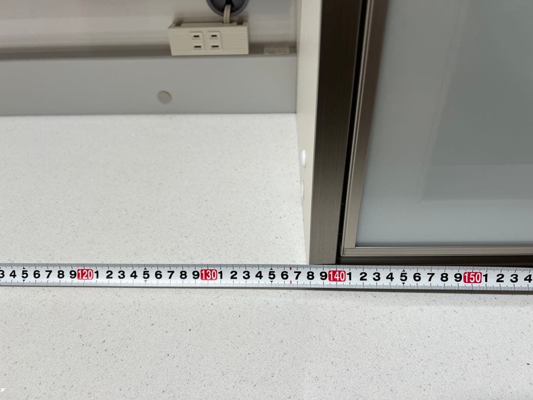 ①パモウナ　キッチンボード　食器棚　幅200センチ　上部分