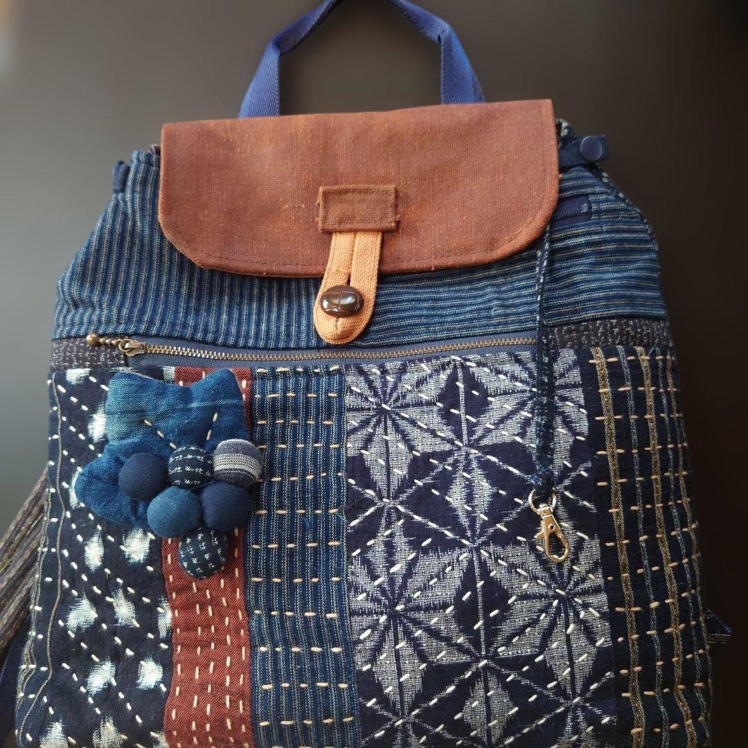 古布ハンドメイド　リュック