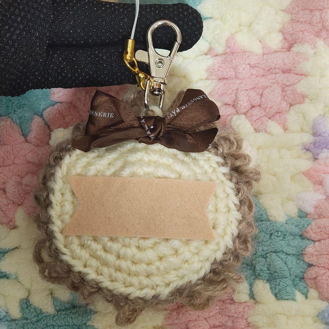 【売り切れ】ハンドメイド あみぐるみ 女の子 着せ替え　農家　　ひつじ