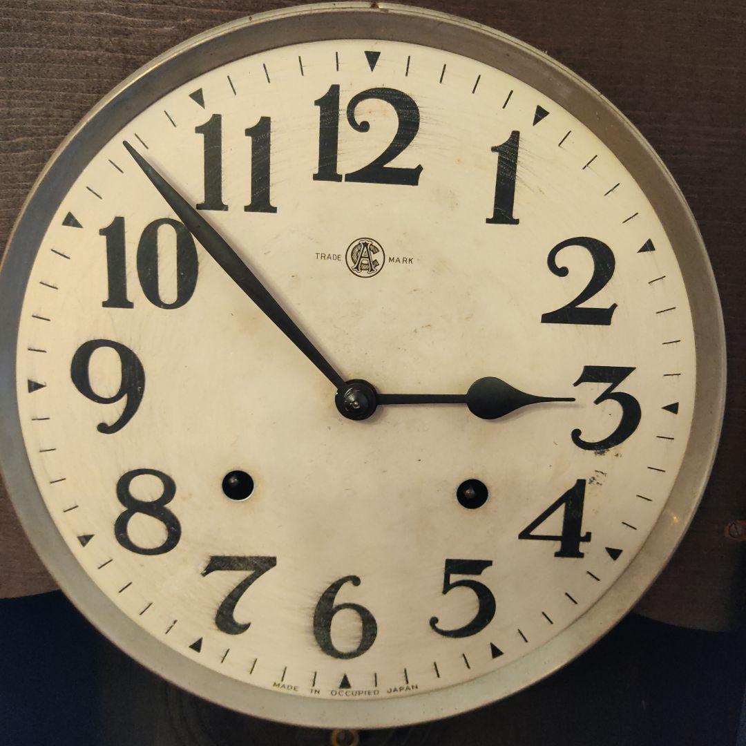 柱時計 アンティーク Made in Occupied Japan
