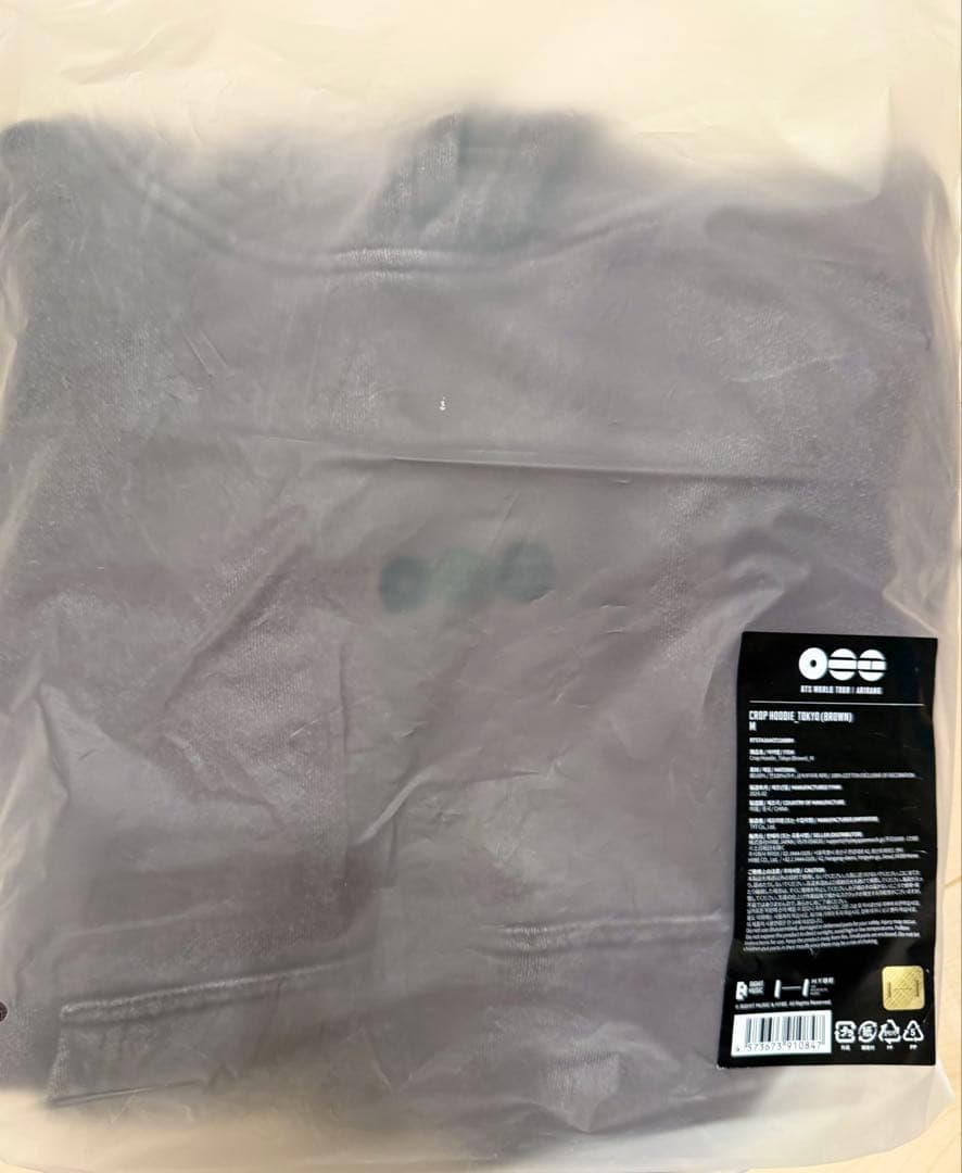 【ショッパー付き】BTS ARIRANG JAPAN MD クロップフーディM