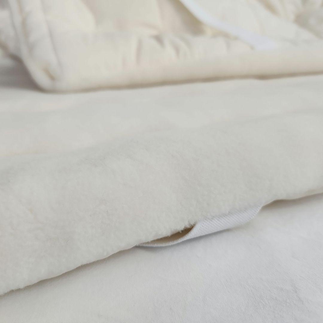 訳ありMATERIONE 昭和西川ウォッシャブルメリノウールパッドシーツS　⤵⤵