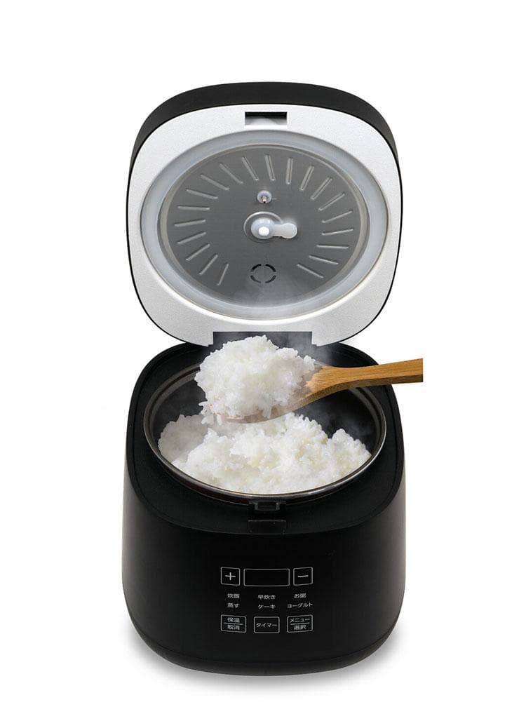 ★4合★ 多機能 炊飯器 9種メニュー 様々な料理 お手入れ簡単 黒 他カラー有