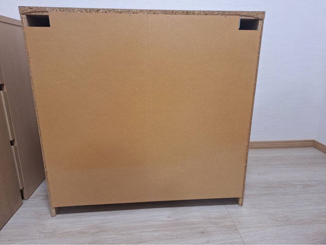 IKEA MALM 3段チェスト　ホワイトステインオーク　3/3