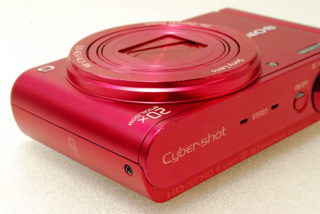 SONY DSC-WX300 ❤️スマホ転送 動作確認済 レッド ソニー コンデジ