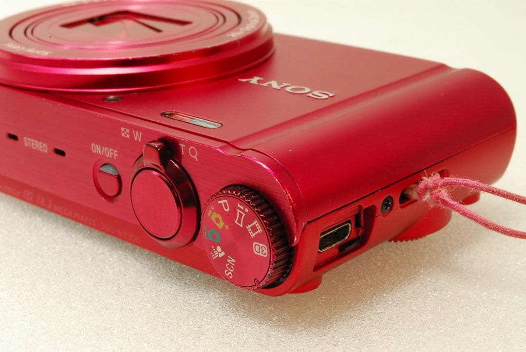 SONY DSC-WX300 ❤️スマホ転送 動作確認済 レッド ソニー コンデジ