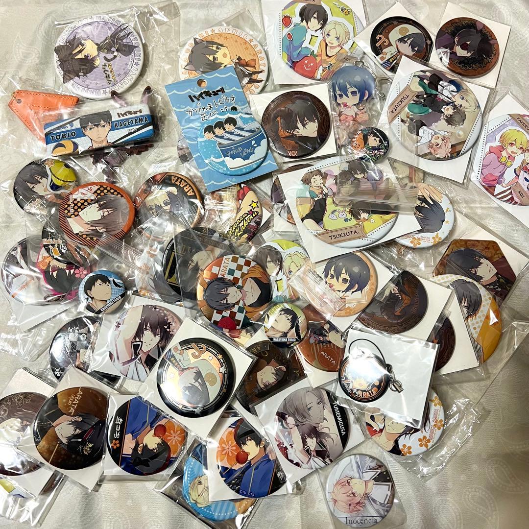 アニメ グッズ まとめ売り ハイキュー!! ツキウタ。 SERVAMP 缶バッジ