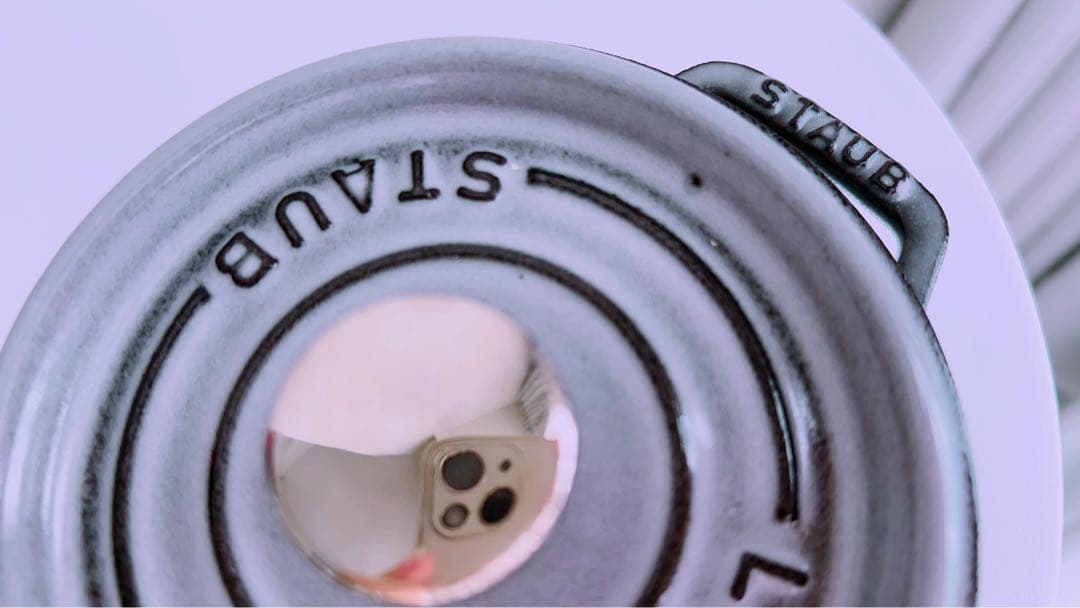 STAUB 鋳鉄製 両手鍋 グレー