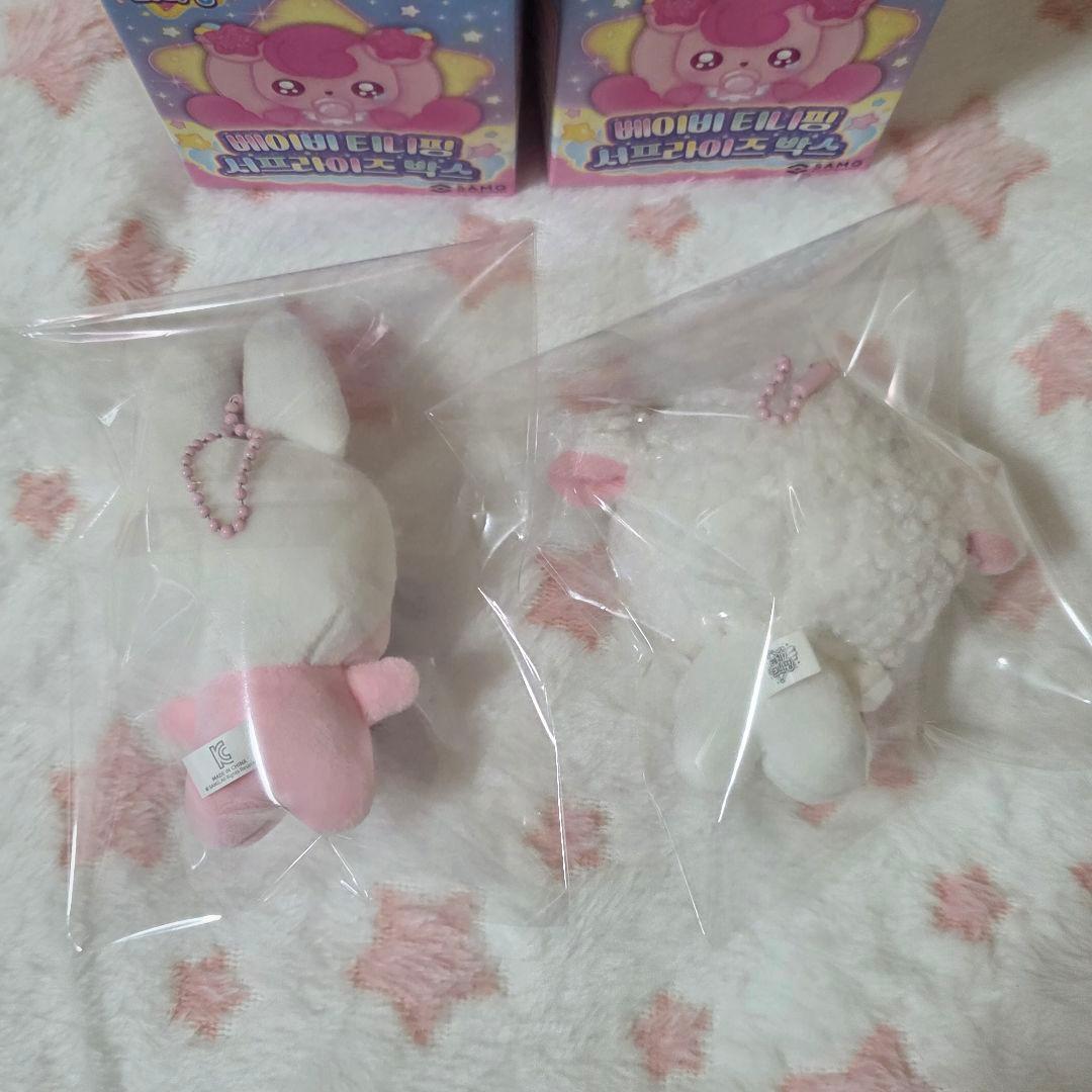 カンチョンピン ポソンピン ぬいぐるみベイビーティニピ ンソンチャン ウォンビン