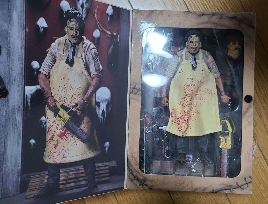 開封済　NECA 悪魔のいけにえ レザーフェイス フィギュア