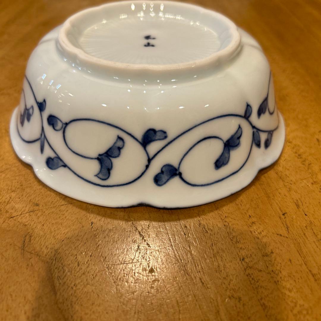 有田焼　和山窯　金彩古伊万里絵付　平鉢　四枚