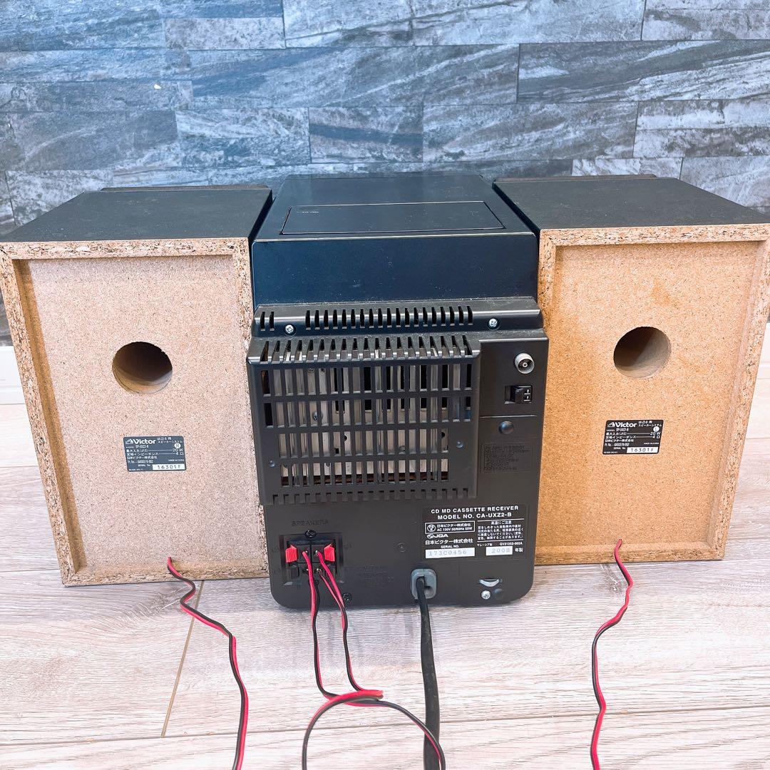 ビクター マイクロコンポーネントMDシステム ブラック UX-Z2-B