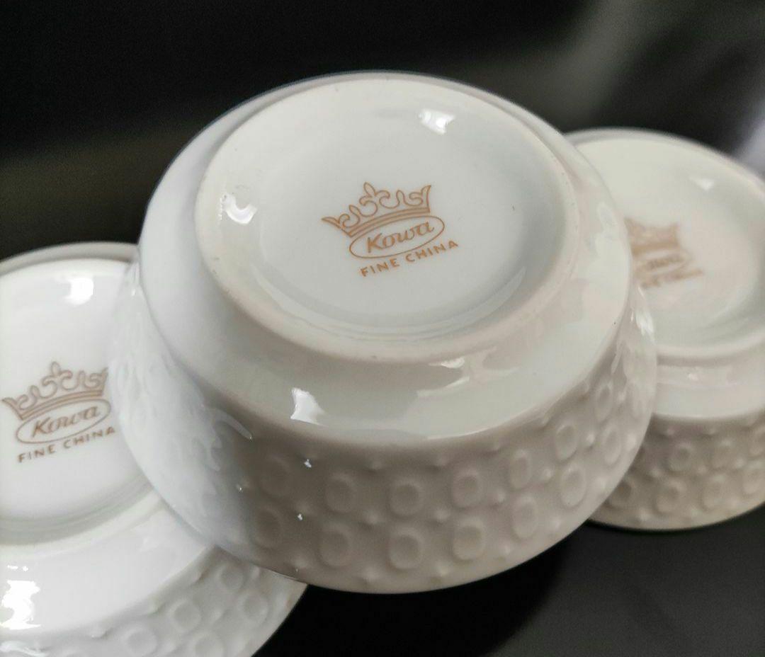 kowa fine china ホワイトシャルマン光和陶器 7種類24品