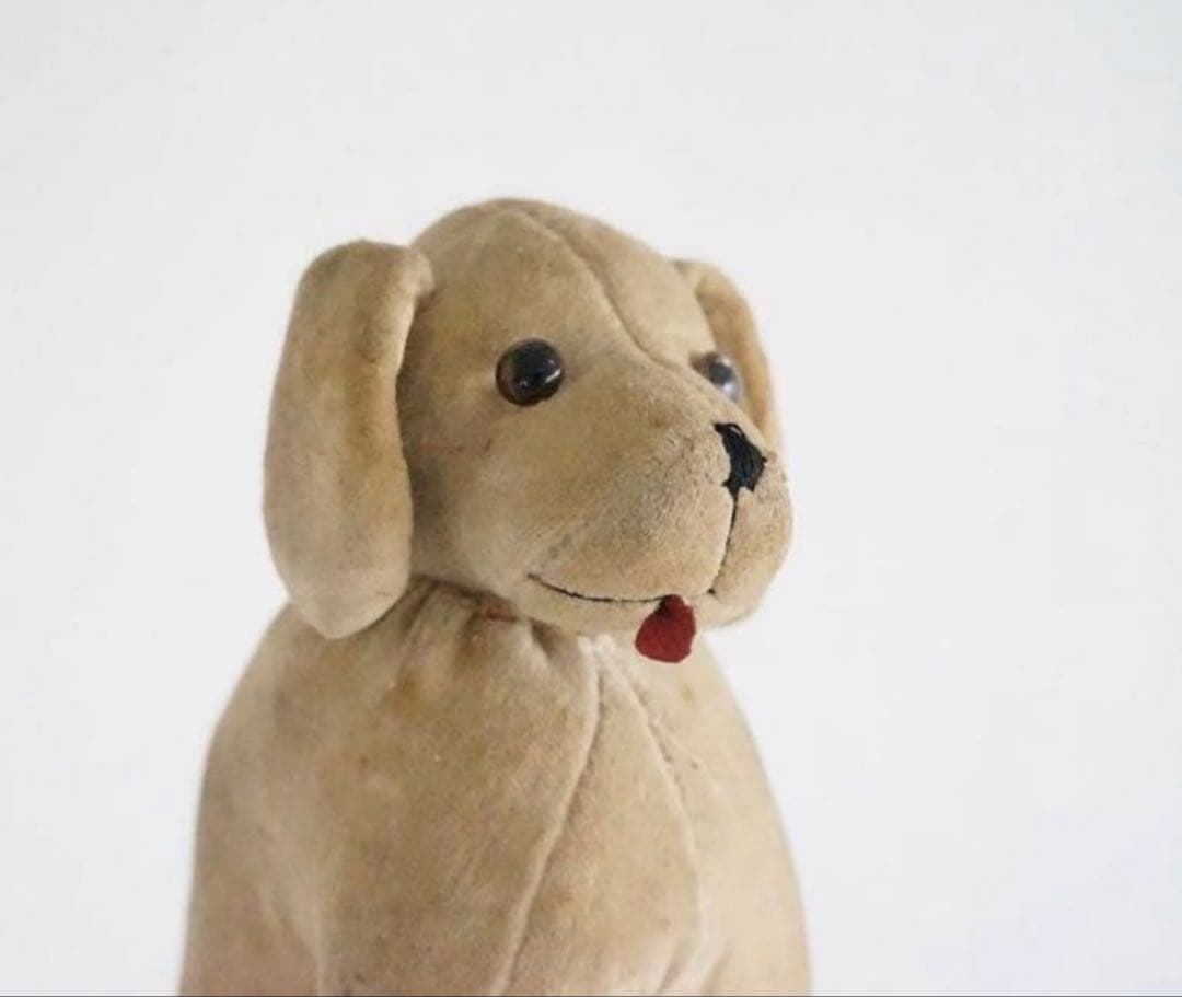 ATLAS antiques購入　イヌ　アンティーク　フランス　ゆいぐるみ