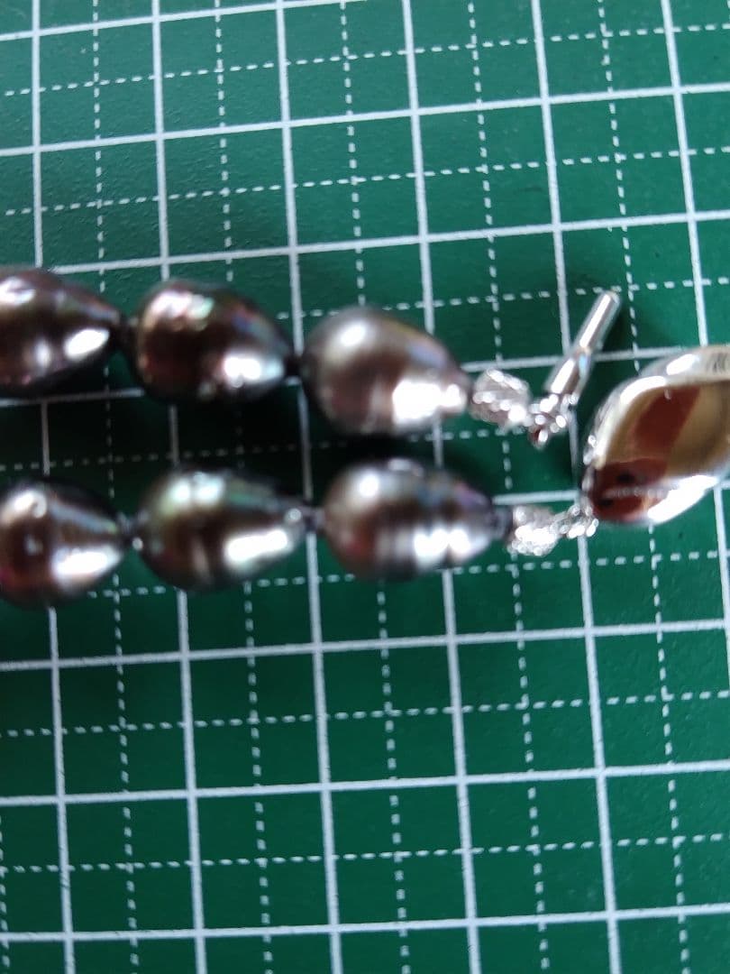 【鑑別書】黒蝶真珠ネックレス　迫力のバロック