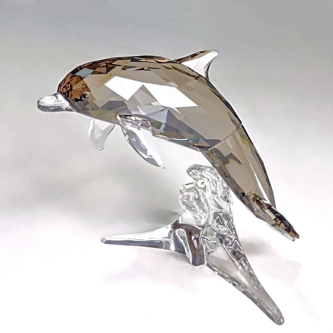 SWAROVSKI✳️廃盤 置物 3点セット イルカ 犬 鳥