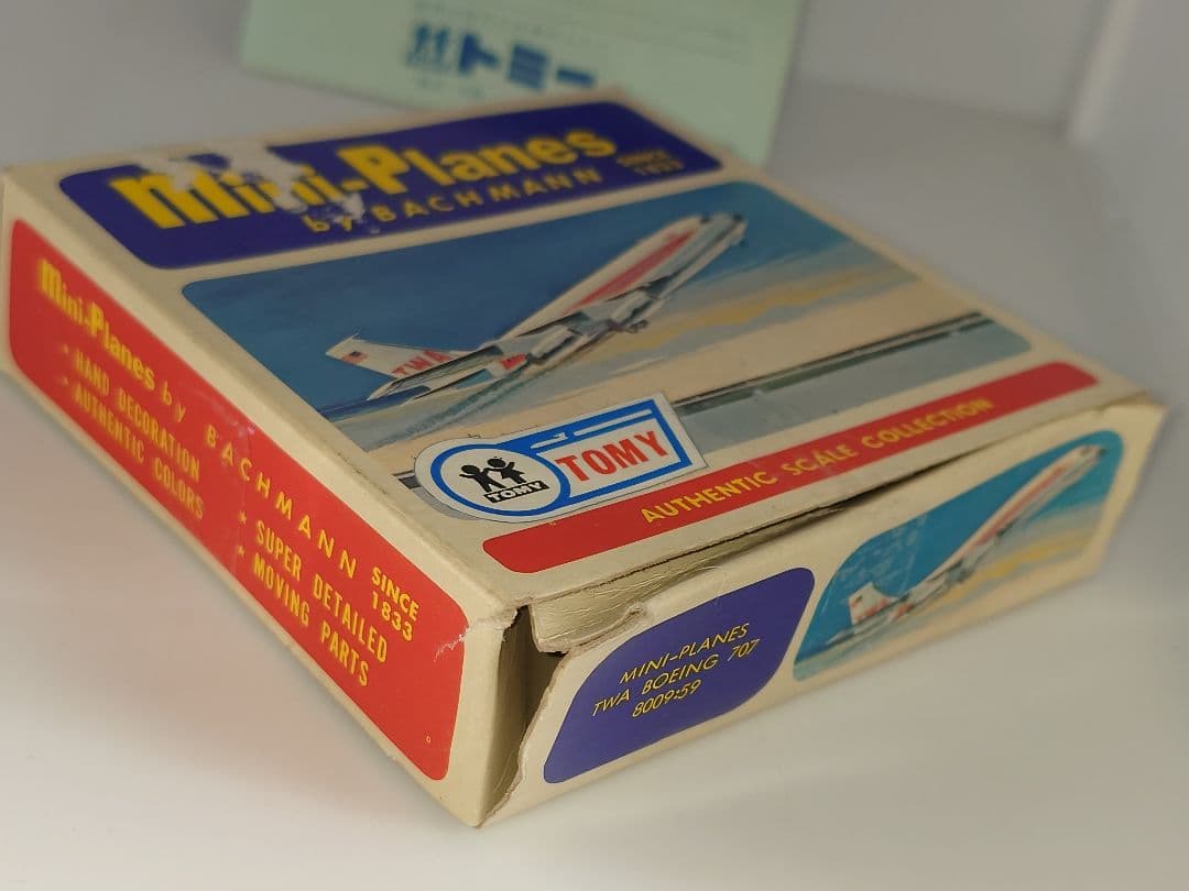 当時物 バックマン トミー ミニプレーン 航空機模型 ボーイング 707