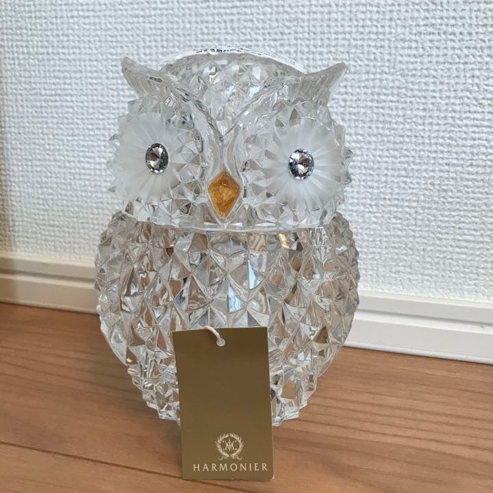 フクロウ　ハルモニア　ライト　小物入れ