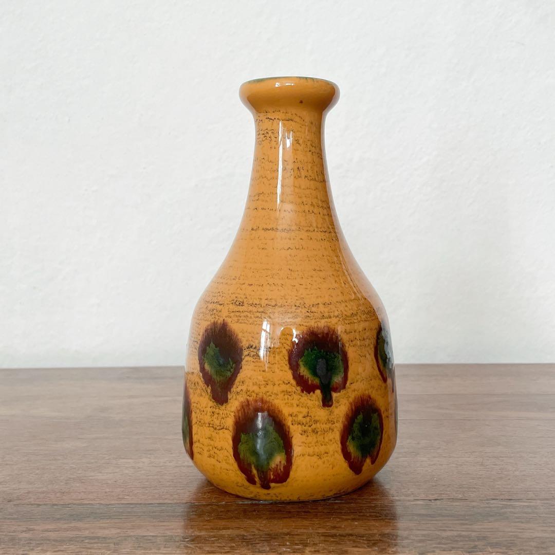 【東ドイツ Strehlaの花瓶】ヴィンテージ 307