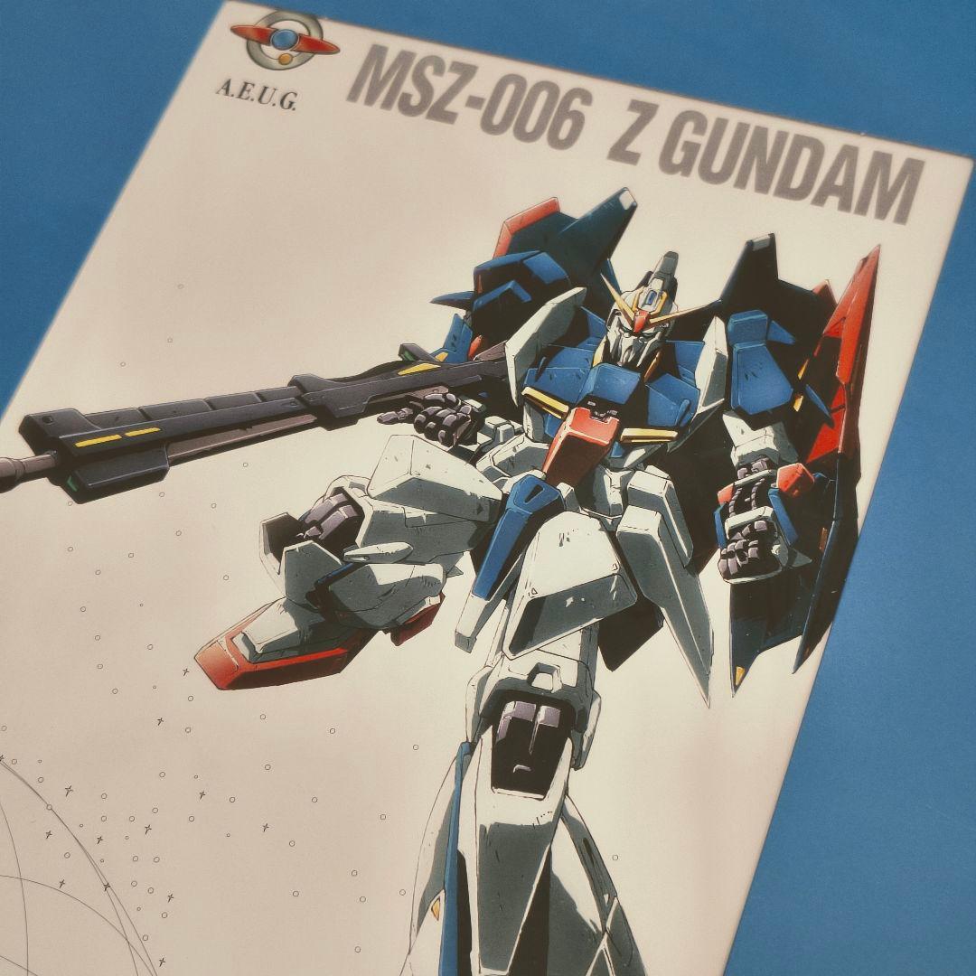 ポスター MSZ-006 Z GUNDAM THE OFFICIAL FACT FILE