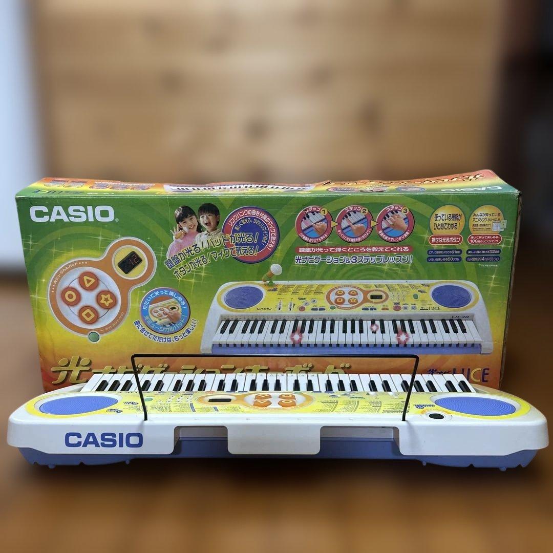 CASIO LK-38 光ナビゲーションキーボードLUCE ルーチェ 電子ピアノ