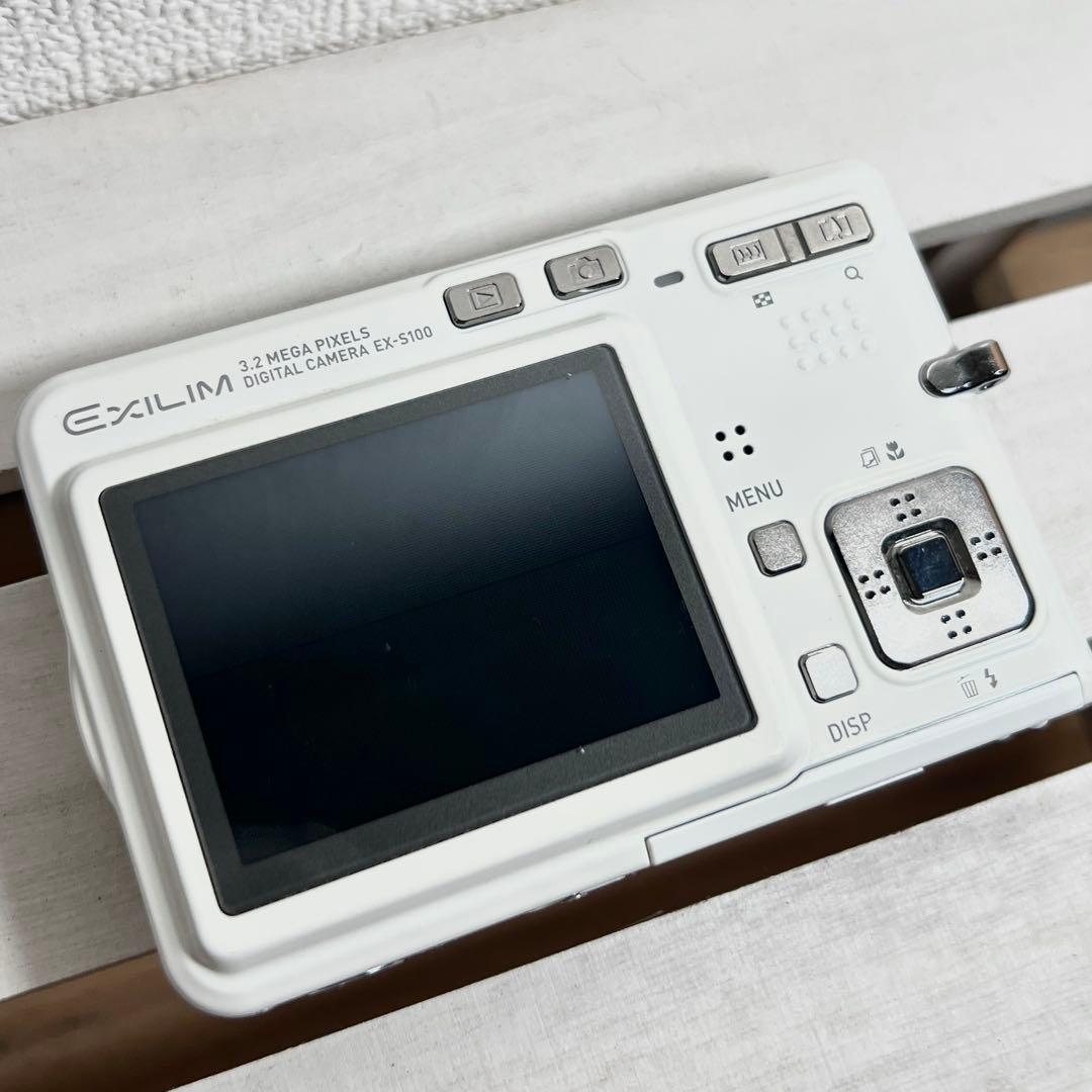 CASIO EXILIM EX-S100 ホワイト　デジカメ